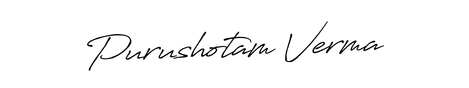 Similarly Antro_Vectra_Bolder is the best handwritten signature design. Signature creator online .You can use it as an online autograph creator for name Purushotam Verma. Purushotam Verma signature style 7 images and pictures png