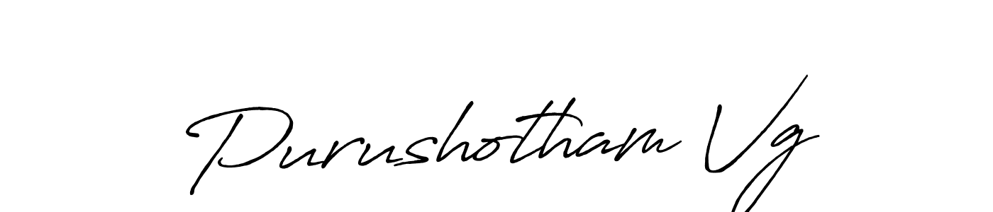 Also we have Purushotham Vg name is the best signature style. Create professional handwritten signature collection using Antro_Vectra_Bolder autograph style. Purushotham Vg signature style 7 images and pictures png