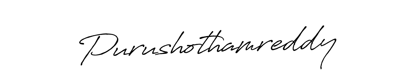 Also You can easily find your signature by using the search form. We will create Purushothamreddy name handwritten signature images for you free of cost using Antro_Vectra_Bolder sign style. Purushothamreddy signature style 7 images and pictures png