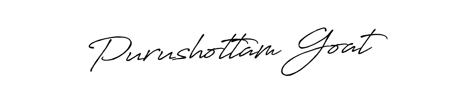 Make a beautiful signature design for name Purushottam Goat. Use this online signature maker to create a handwritten signature for free. Purushottam Goat signature style 7 images and pictures png