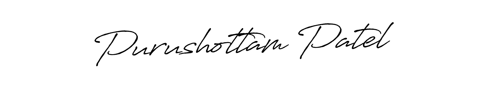 Design your own signature with our free online signature maker. With this signature software, you can create a handwritten (Antro_Vectra_Bolder) signature for name Purushottam Patel. Purushottam Patel signature style 7 images and pictures png