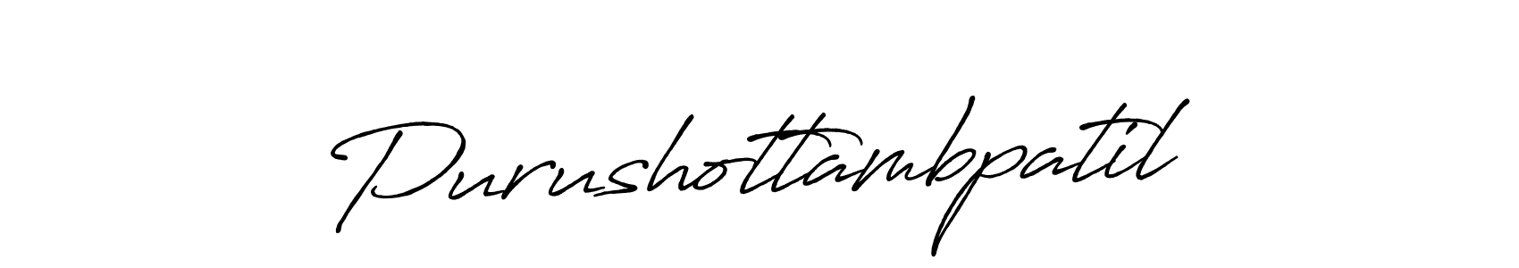 Also we have Purushottambpatil name is the best signature style. Create professional handwritten signature collection using Antro_Vectra_Bolder autograph style. Purushottambpatil signature style 7 images and pictures png