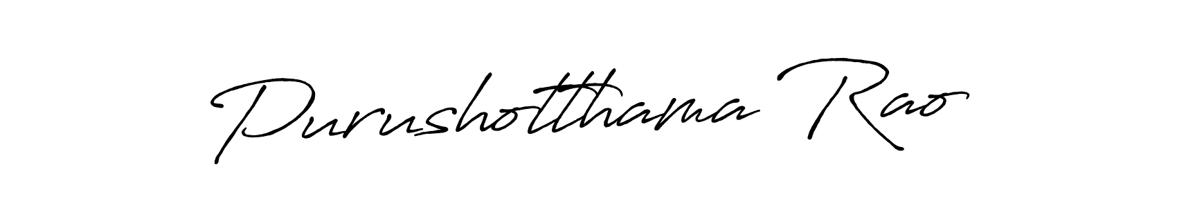 Make a beautiful signature design for name Purushotthama Rao. Use this online signature maker to create a handwritten signature for free. Purushotthama Rao signature style 7 images and pictures png