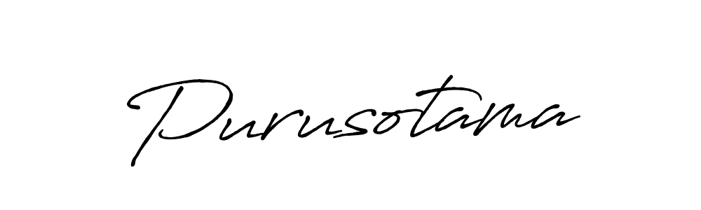 How to make Purusotama signature? Antro_Vectra_Bolder is a professional autograph style. Create handwritten signature for Purusotama name. Purusotama signature style 7 images and pictures png