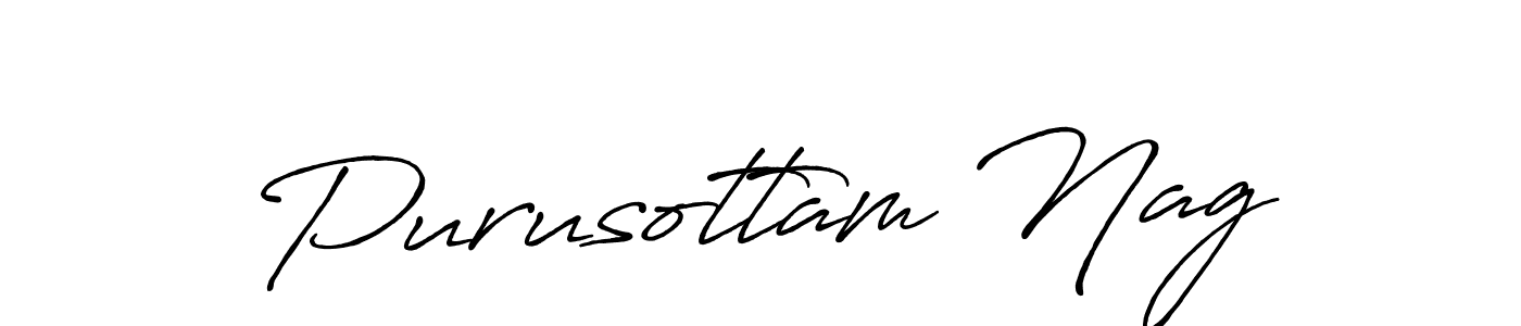 How to Draw Purusottam Nag signature style? Antro_Vectra_Bolder is a latest design signature styles for name Purusottam Nag. Purusottam Nag signature style 7 images and pictures png