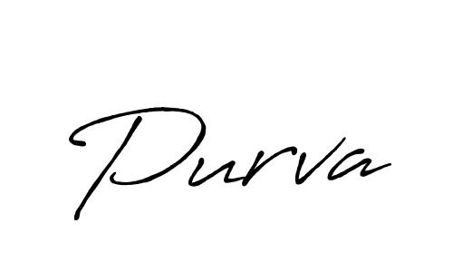 Similarly Antro_Vectra_Bolder is the best handwritten signature design. Signature creator online .You can use it as an online autograph creator for name Purva. Purva signature style 7 images and pictures png