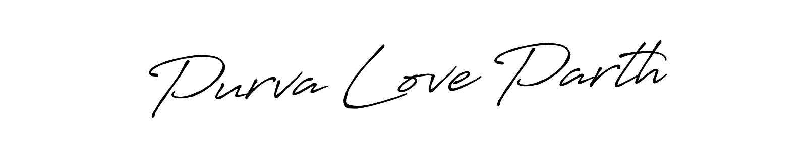 if you are searching for the best signature style for your name Purva Love Parth. so please give up your signature search. here we have designed multiple signature styles  using Antro_Vectra_Bolder. Purva Love Parth signature style 7 images and pictures png