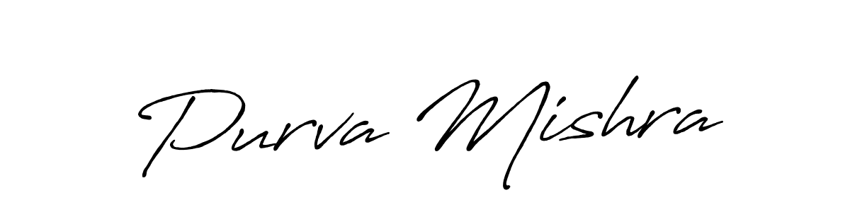 Make a short Purva Mishra signature style. Manage your documents anywhere anytime using Antro_Vectra_Bolder. Create and add eSignatures, submit forms, share and send files easily. Purva Mishra signature style 7 images and pictures png