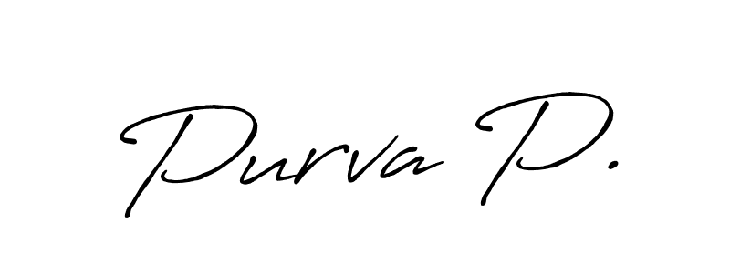 Make a short Purva P. signature style. Manage your documents anywhere anytime using Antro_Vectra_Bolder. Create and add eSignatures, submit forms, share and send files easily. Purva P. signature style 7 images and pictures png