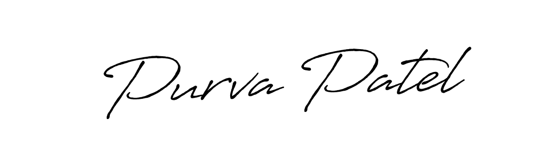 How to Draw Purva Patel signature style? Antro_Vectra_Bolder is a latest design signature styles for name Purva Patel. Purva Patel signature style 7 images and pictures png