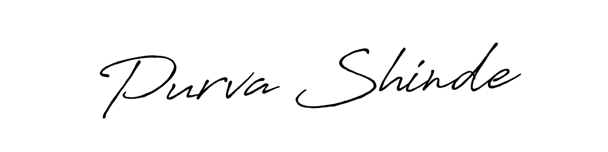 How to Draw Purva Shinde signature style? Antro_Vectra_Bolder is a latest design signature styles for name Purva Shinde. Purva Shinde signature style 7 images and pictures png