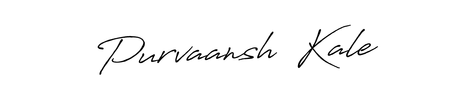 Similarly Antro_Vectra_Bolder is the best handwritten signature design. Signature creator online .You can use it as an online autograph creator for name Purvaansh  Kale. Purvaansh  Kale signature style 7 images and pictures png