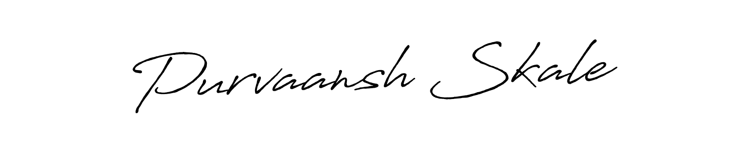 Make a beautiful signature design for name Purvaansh Skale. Use this online signature maker to create a handwritten signature for free. Purvaansh Skale signature style 7 images and pictures png