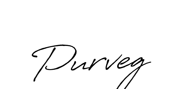 Also we have Purveg name is the best signature style. Create professional handwritten signature collection using Antro_Vectra_Bolder autograph style. Purveg signature style 7 images and pictures png