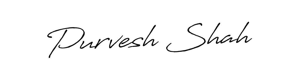 Use a signature maker to create a handwritten signature online. With this signature software, you can design (Antro_Vectra_Bolder) your own signature for name Purvesh Shah. Purvesh Shah signature style 7 images and pictures png