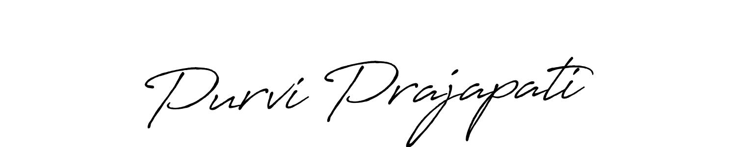 Make a beautiful signature design for name Purvi Prajapati. Use this online signature maker to create a handwritten signature for free. Purvi Prajapati signature style 7 images and pictures png