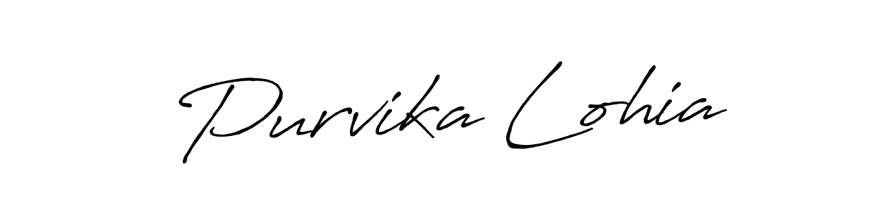 How to Draw Purvika Lohia signature style? Antro_Vectra_Bolder is a latest design signature styles for name Purvika Lohia. Purvika Lohia signature style 7 images and pictures png