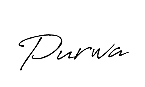 Make a beautiful signature design for name Purwa. Use this online signature maker to create a handwritten signature for free. Purwa signature style 7 images and pictures png