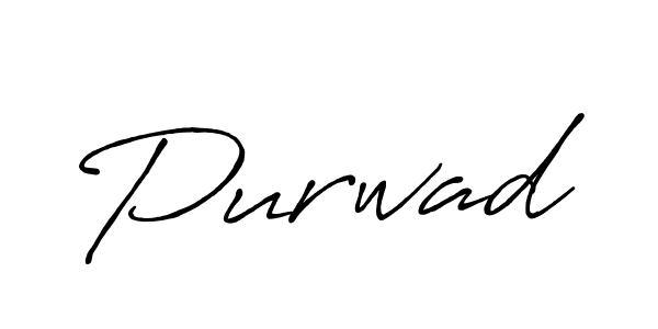 Create a beautiful signature design for name Purwad. With this signature (Antro_Vectra_Bolder) fonts, you can make a handwritten signature for free. Purwad signature style 7 images and pictures png