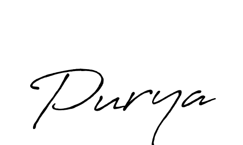 You should practise on your own different ways (Antro_Vectra_Bolder) to write your name (Purya) in signature. don't let someone else do it for you. Purya signature style 7 images and pictures png