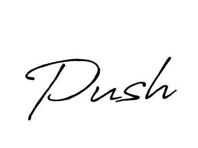 Create a beautiful signature design for name Push. With this signature (Antro_Vectra_Bolder) fonts, you can make a handwritten signature for free. Push signature style 7 images and pictures png