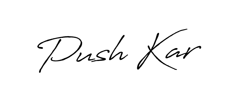 Push Kar stylish signature style. Best Handwritten Sign (Antro_Vectra_Bolder) for my name. Handwritten Signature Collection Ideas for my name Push Kar. Push Kar signature style 7 images and pictures png