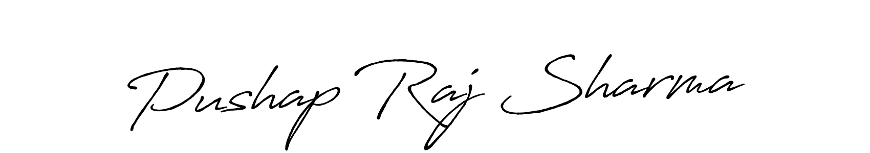 Pushap Raj Sharma stylish signature style. Best Handwritten Sign (Antro_Vectra_Bolder) for my name. Handwritten Signature Collection Ideas for my name Pushap Raj Sharma. Pushap Raj Sharma signature style 7 images and pictures png