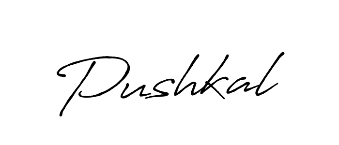 Design your own signature with our free online signature maker. With this signature software, you can create a handwritten (Antro_Vectra_Bolder) signature for name Pushkal. Pushkal signature style 7 images and pictures png