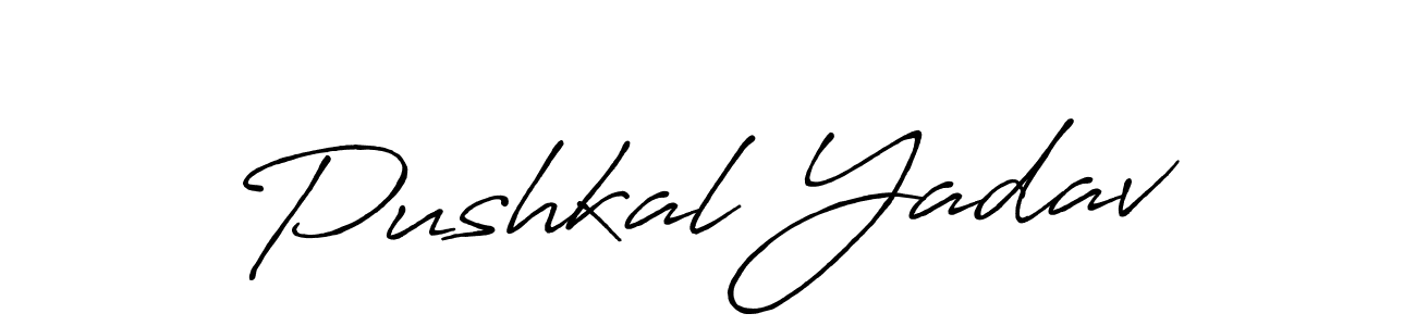 The best way (Antro_Vectra_Bolder) to make a short signature is to pick only two or three words in your name. The name Pushkal Yadav include a total of six letters. For converting this name. Pushkal Yadav signature style 7 images and pictures png