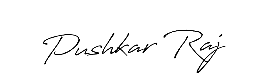 if you are searching for the best signature style for your name Pushkar Raj. so please give up your signature search. here we have designed multiple signature styles  using Antro_Vectra_Bolder. Pushkar Raj signature style 7 images and pictures png