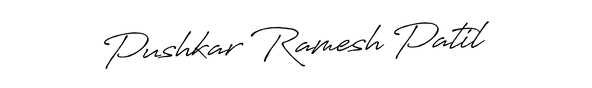 Similarly Antro_Vectra_Bolder is the best handwritten signature design. Signature creator online .You can use it as an online autograph creator for name Pushkar Ramesh Patil. Pushkar Ramesh Patil signature style 7 images and pictures png