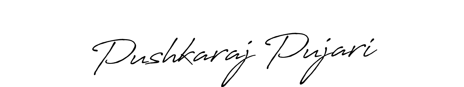 Make a beautiful signature design for name Pushkaraj Pujari. Use this online signature maker to create a handwritten signature for free. Pushkaraj Pujari signature style 7 images and pictures png