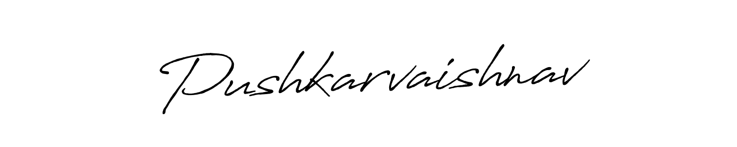 It looks lik you need a new signature style for name Pushkarvaishnav. Design unique handwritten (Antro_Vectra_Bolder) signature with our free signature maker in just a few clicks. Pushkarvaishnav signature style 7 images and pictures png