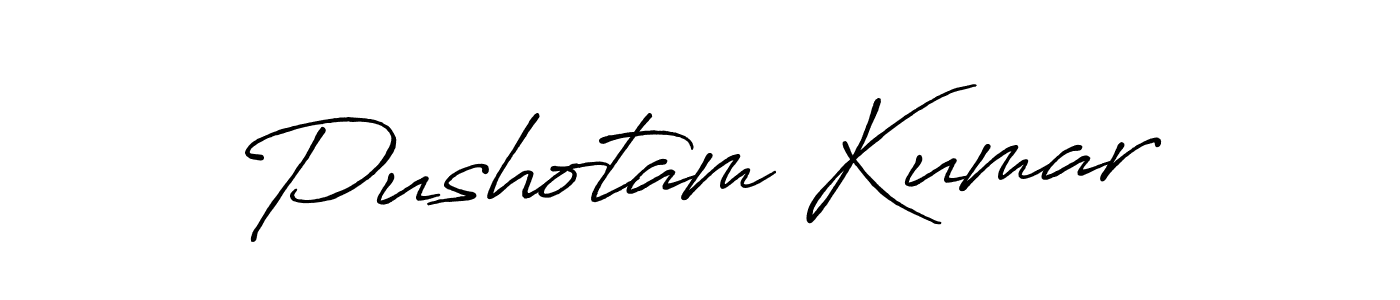 It looks lik you need a new signature style for name Pushotam Kumar. Design unique handwritten (Antro_Vectra_Bolder) signature with our free signature maker in just a few clicks. Pushotam Kumar signature style 7 images and pictures png