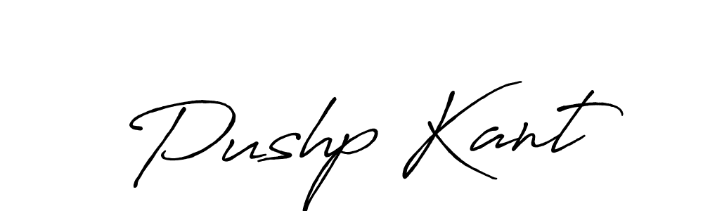 How to make Pushp Kant signature? Antro_Vectra_Bolder is a professional autograph style. Create handwritten signature for Pushp Kant name. Pushp Kant signature style 7 images and pictures png