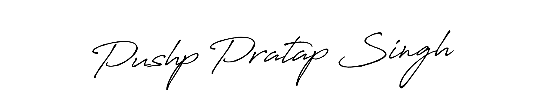 How to make Pushp Pratap Singh signature? Antro_Vectra_Bolder is a professional autograph style. Create handwritten signature for Pushp Pratap Singh name. Pushp Pratap Singh signature style 7 images and pictures png
