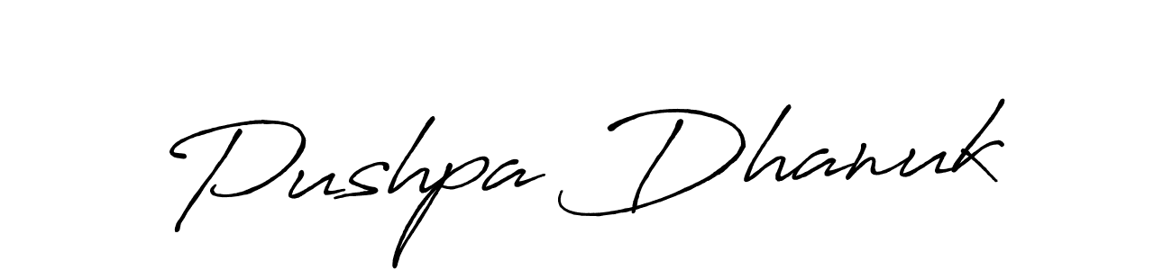 Also You can easily find your signature by using the search form. We will create Pushpa Dhanuk name handwritten signature images for you free of cost using Antro_Vectra_Bolder sign style. Pushpa Dhanuk signature style 7 images and pictures png