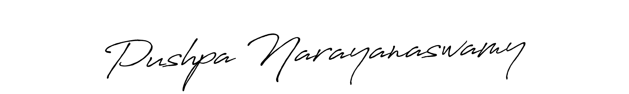 Make a beautiful signature design for name Pushpa Narayanaswamy. Use this online signature maker to create a handwritten signature for free. Pushpa Narayanaswamy signature style 7 images and pictures png