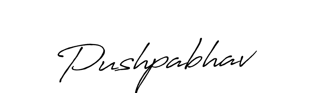 Once you've used our free online signature maker to create your best signature Antro_Vectra_Bolder style, it's time to enjoy all of the benefits that Pushpabhav name signing documents. Pushpabhav signature style 7 images and pictures png