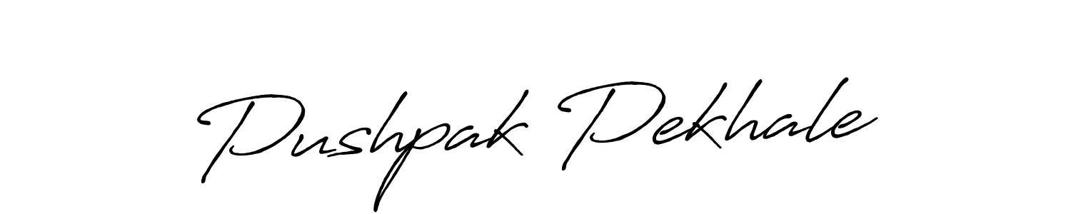 Similarly Antro_Vectra_Bolder is the best handwritten signature design. Signature creator online .You can use it as an online autograph creator for name Pushpak Pekhale. Pushpak Pekhale signature style 7 images and pictures png