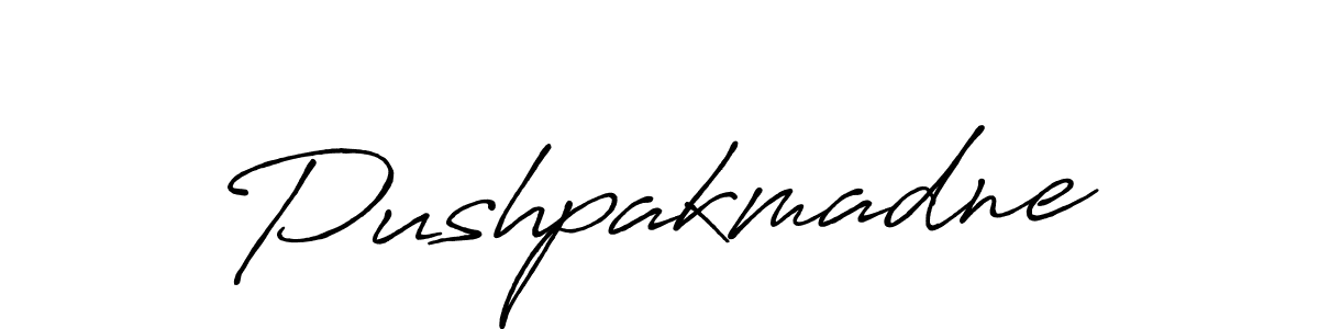 You should practise on your own different ways (Antro_Vectra_Bolder) to write your name (Pushpakmadne) in signature. don't let someone else do it for you. Pushpakmadne signature style 7 images and pictures png