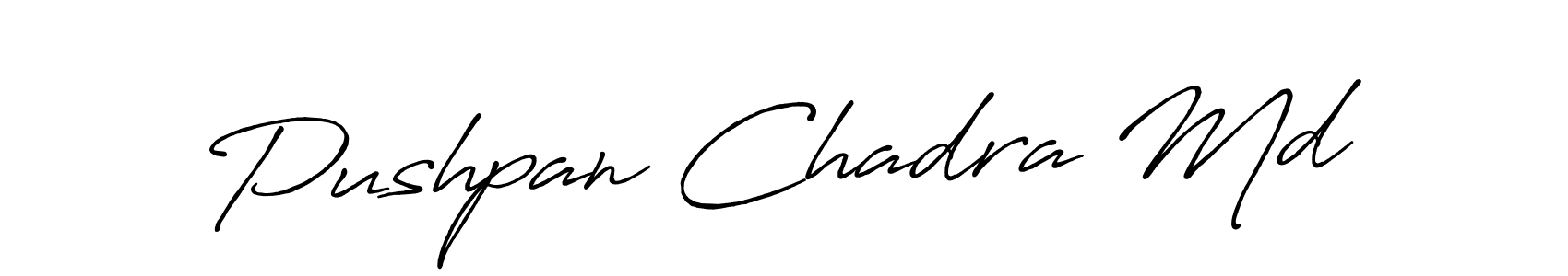 if you are searching for the best signature style for your name Pushpan Chadra Md. so please give up your signature search. here we have designed multiple signature styles  using Antro_Vectra_Bolder. Pushpan Chadra Md signature style 7 images and pictures png