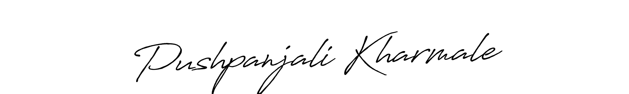 Make a beautiful signature design for name Pushpanjali Kharmale. Use this online signature maker to create a handwritten signature for free. Pushpanjali Kharmale signature style 7 images and pictures png