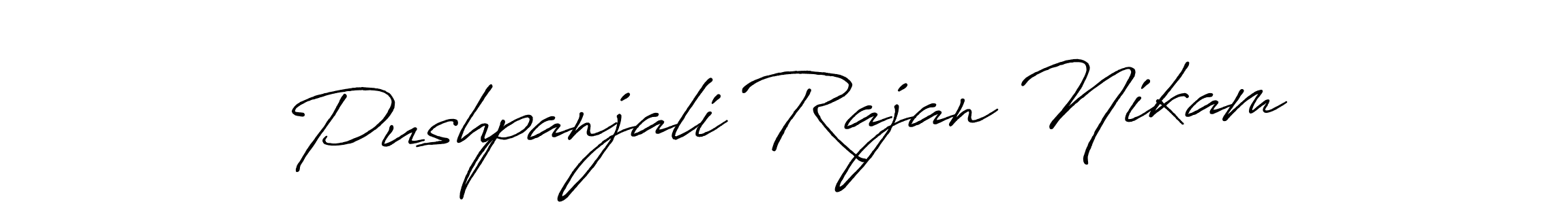 Also You can easily find your signature by using the search form. We will create Pushpanjali Rajan Nikam name handwritten signature images for you free of cost using Antro_Vectra_Bolder sign style. Pushpanjali Rajan Nikam signature style 7 images and pictures png