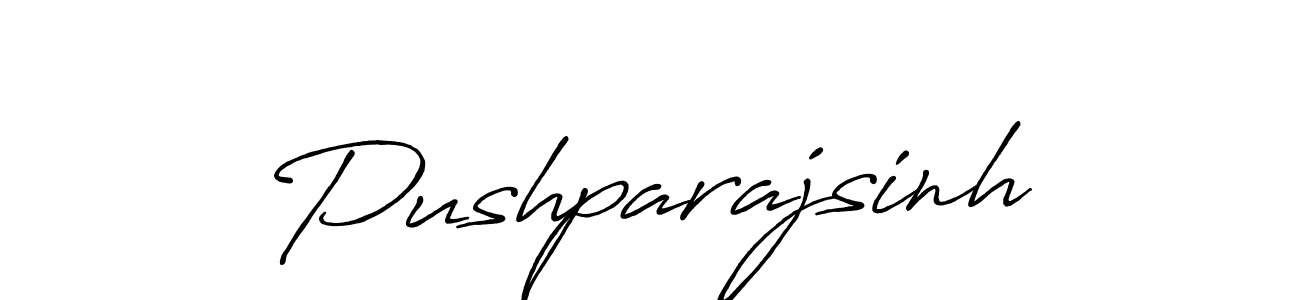 Design your own signature with our free online signature maker. With this signature software, you can create a handwritten (Antro_Vectra_Bolder) signature for name Pushparajsinh. Pushparajsinh signature style 7 images and pictures png