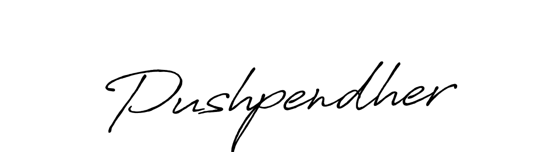 See photos of Pushpendher official signature by Spectra . Check more albums & portfolios. Read reviews & check more about Antro_Vectra_Bolder font. Pushpendher signature style 7 images and pictures png