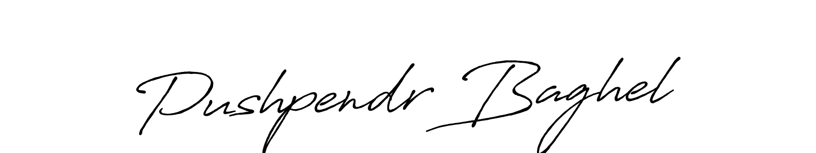 How to make Pushpendr Baghel signature? Antro_Vectra_Bolder is a professional autograph style. Create handwritten signature for Pushpendr Baghel name. Pushpendr Baghel signature style 7 images and pictures png