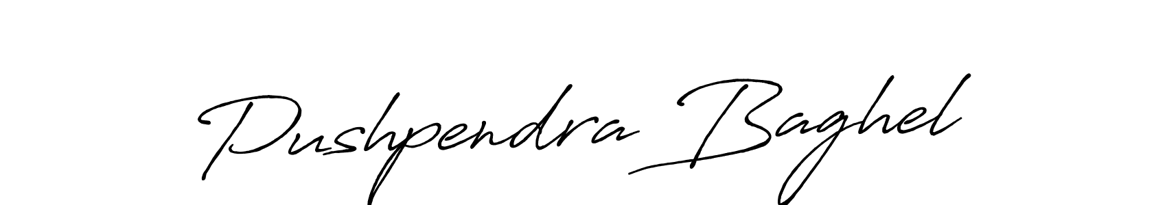 Pushpendra Baghel stylish signature style. Best Handwritten Sign (Antro_Vectra_Bolder) for my name. Handwritten Signature Collection Ideas for my name Pushpendra Baghel. Pushpendra Baghel signature style 7 images and pictures png