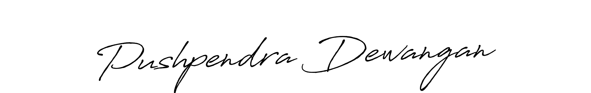 Design your own signature with our free online signature maker. With this signature software, you can create a handwritten (Antro_Vectra_Bolder) signature for name Pushpendra Dewangan. Pushpendra Dewangan signature style 7 images and pictures png