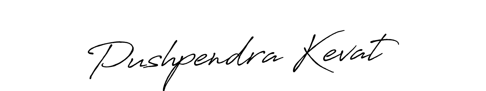 How to make Pushpendra Kevat signature? Antro_Vectra_Bolder is a professional autograph style. Create handwritten signature for Pushpendra Kevat name. Pushpendra Kevat signature style 7 images and pictures png